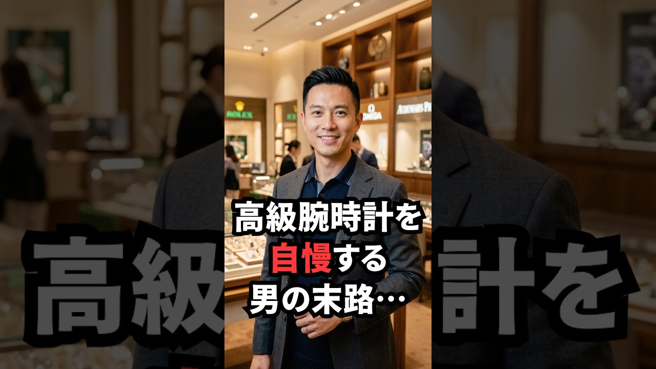 高級腕時計を自慢した男の末路  #おもしろ #スカッと #ジョーク