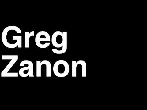 How to Pronounce Greg Zanon Boston Bruins NHL Hockey Player Runforthecube