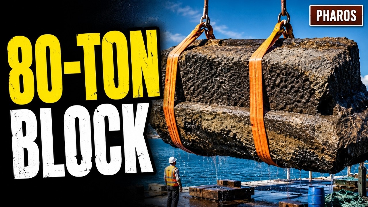 80-Ton Stones From the Lighthouse of Alexandria