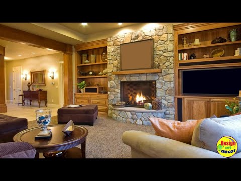 50 Beautiful Living Rooms with Fireplace. Design and decor.