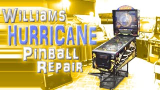 William's GREAT Hurricane Pinball Machine - NVRAM Install And Display Repair