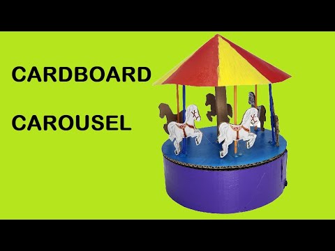 How to Make a Cardboard Carousel