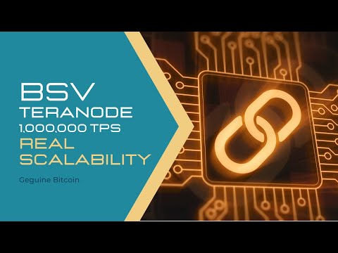 [BSV] Teranode's On-Chain 1,000,000 TPS: It Is the Real Scalability