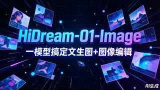 HiDream-O1-Image - 像素级统一 AI 画师 一模型搞定文生图+图像编辑 一键整合包下载