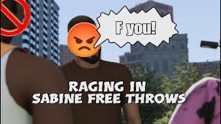 Raging in Sabine free throws in 2k23