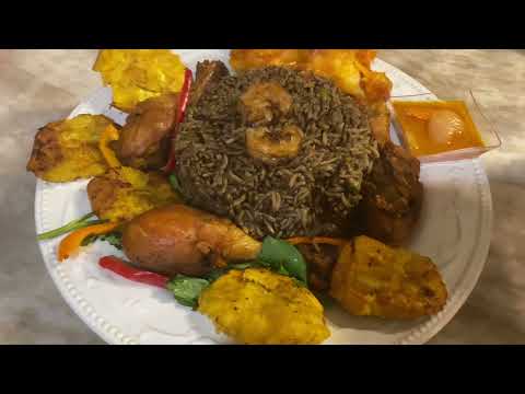 Duri Diondion, Haitian black rice, mushrooms rice