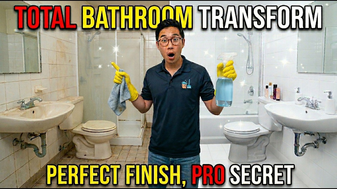 $3 Cleans Your Entire Bathroom PERMANENTLY — Cleaning Industry Charges $80 Per Visit For This