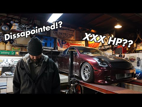Supercharged G35 HITS THE DYNO!!