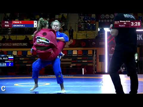 Round 2 Women-Gi - 64 kg: S. PNIAK (POL) v. I. GROMOVA (RUS)