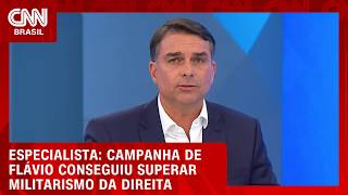 Vídeo: Campanha de Flávio conseguiu superar militarismo da direita brasileira, diz especialista | WW