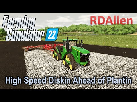High Speed Diskin Ahead of Plantin | E49 Elmcreek | Farming Simulator 22