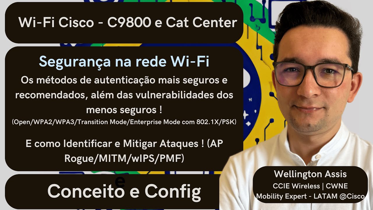 C9800 - Segurança no Wi-Fi : Métodos de Autenticação, Identificação e Mitigação de Ataques