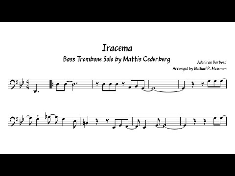 Mattis Cederberg- 'Iracema' Bass Trombone Transcription