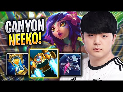 CANYON DOMINATING NEEKO WITH NEW REWORK! - DK Canyon Plays Neeko JUNGLE vs Lee Sin! | Season 2023