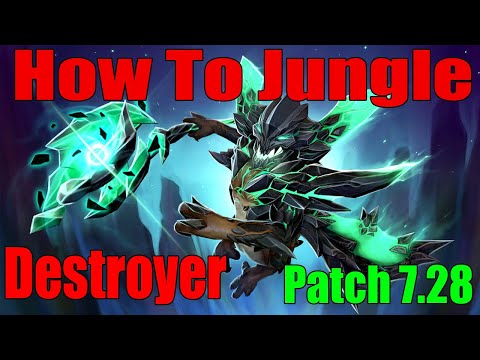 DoTa 2 How To Jungle Outworld Destroyer Patch 7.28