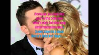 End of May  Michael Buble karaoke with lyrics