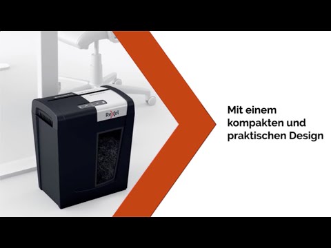 Artikelvideo 1 für Rexel Secure MC6 Aktenvernichter mit Partikelschnitt P-5, 2 x 15 mm, bis 6 Blatt, schwarz, Artikelnummer 437192