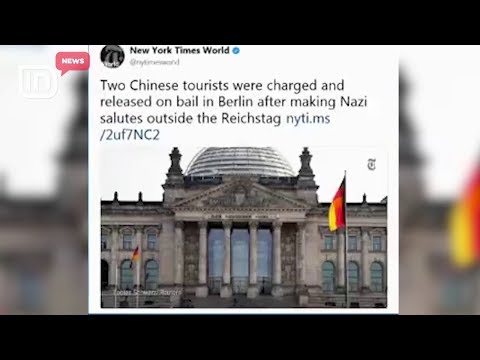 Ndalohen dy turistë kinezë në Berlin. Përshëndetën në formë naziste përballë Parlamentit gjerman