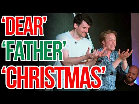 DEAR SANTA | The LETTERS Game (They can only speak one word at a time)