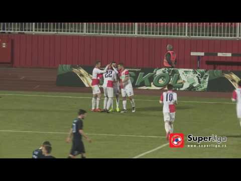 Super liga 2016/17: 23.Kolo: VOJVODINA - RAD 3:2 (2:0)
