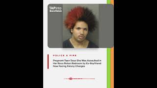 A 19-year-old man faces felony charges after allegedly assaulting a pregnant teen in her hom #shorts