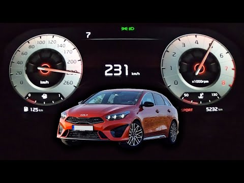 2021 Kia Proceed GT 1.6 T-GDI 150 kW (facelift) | acceleration & top speed