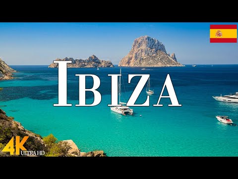 FLYING OVER IBIZA (4K UHD) - Relaxing Music Along With Beautiful Nature Videos - 4k ULTRA HD