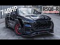 1of125 2021 AUDI RSQ8 R 740HP BEAST THE ULTIMATE SUV AND URUS EATER BLACKED OUT IN DETAIL WOW