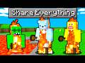 Minecraft But We Share EVERYTHING