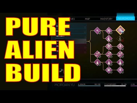Prey Builds - PURE ALIEN BUILD (100 Neuromod challenge) + Kitchen Sink Nightmare Takedown!