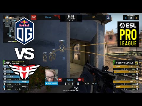 OG vs Heroic - ESL Pro League Season 13 - Group A - Highlights - CSGO