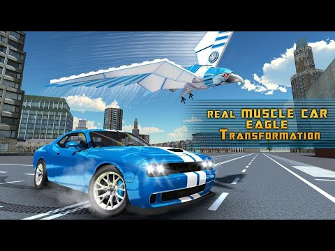 Flying Eagle Robot Car - Robot Transforming Games.(part-1)