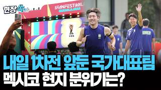 내일 1차전 앞둔 국가대표팀…멕시코 현지 분위기는? [현장쏙] / 연합뉴스TV(YonhapnewsTV)