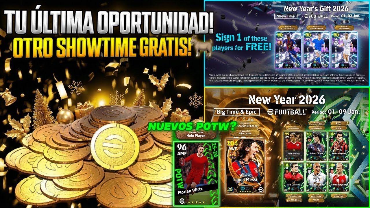  🚨Urgente eFootball!🎁Se Adelanta tu RASHFORD GRATUITO🎁🇧🇷Hora Exacta de Nuevos REGALOS de Konami!🥳🎁