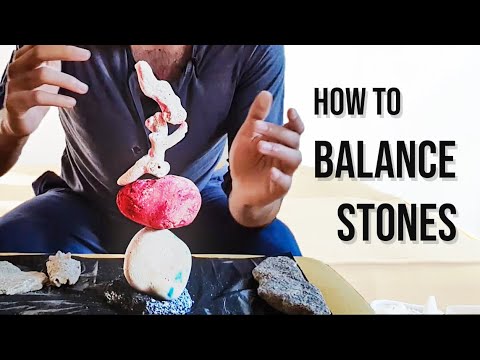 Wie ich die Kunst des Steinebalancierens erlernte