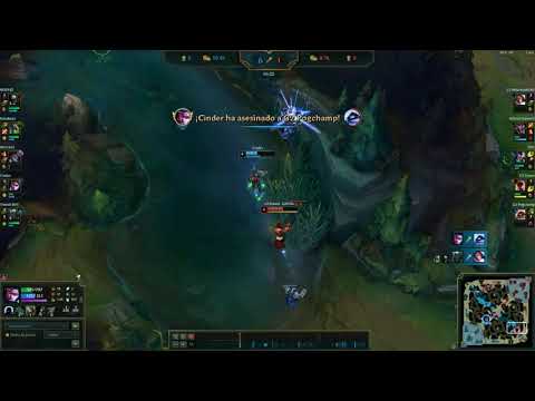 Vayne against a weird double exhaust botlane