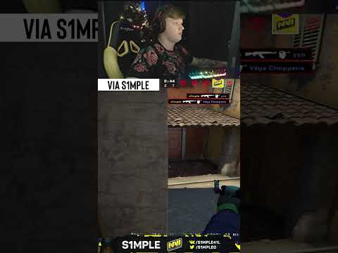 The MOST viewed clip of CS: s1mple's 1v5 in FPL