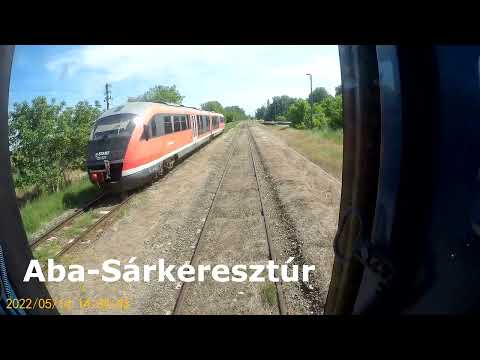 [Full HD] vonalvídeo 45-ös vasutvonal Sárbogárd-Börgönd