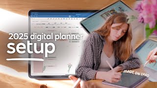 2025 Digital Planner Setup ✍🏼 Vision Board, Page Setup, Goals, Ideas