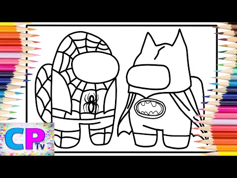 Among Us Coloring Pages/Spiderman vs Batman Among Us/Jim Yosef - Firefly [NCS Release]