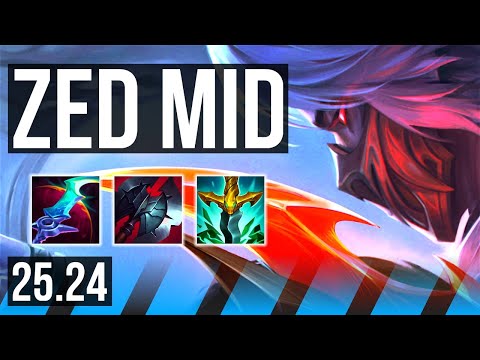 ZED vs IRELIA (MID) | KR Master | 25.24