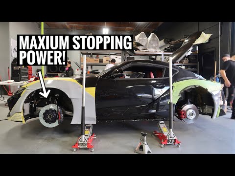 Toyota Supra Brembo Big Brake Kit Install!