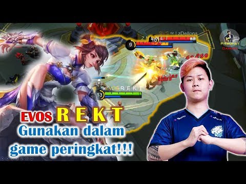 EVOS REKT use WanWan in Rank Game | M1 Champion | Marksman God