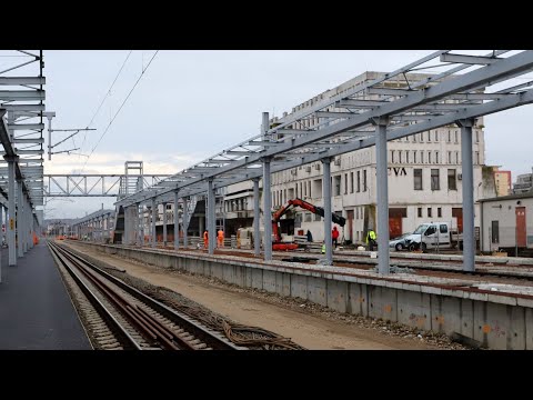 Gara Deva - șantierul uriaș de cale ferată, Simeria - Gurasada