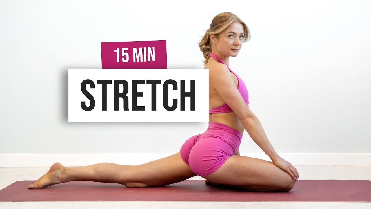 15 MIN FULL BODY STRETCH - For Rest Day, Improve Mobility & Flexibility, Follow Along Style
