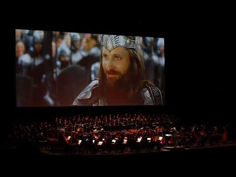 King Elessar is crowned / Samwise & Rosie get married live orchestra - LOTR The Return of the King