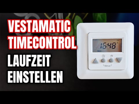 Laufzeit einstellen Vestamatic Time Control