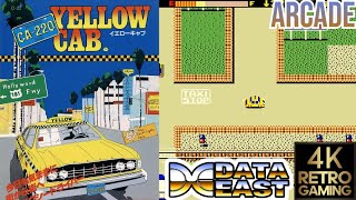 Kamikaze Cabbie / Yellow Cab Arcade (Data East 1984) 4k 60fps Longplay