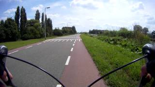 preview picture of video 'Cycling The Hague Rotterdam Time-Lapse'