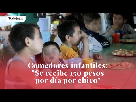 Comedores infantiles: "Se recibe 150 pesos por día por chico"